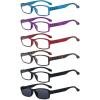 imageEyekepper Reading Glasses 6 Pack Comfort Reader Eyeglasses Include Reading Sunglasses for Men Women 1756 Pairs Mix