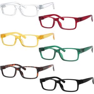 imageEyekepper 5 Pack Reading Glasses for Men Includes Reader Sunglasses Spring Hinges Classic Cheater Glasses 1756 Pack Mix Color  Nr032