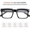 imageEyekepper Design Reading Glasses for Women  Fashionable Oversized Readers  Blue 300Black