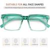 imageEyekepper Design Reading Glasses for Women  Fashionable Oversized Readers  Blue 300Green