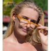 imageEyekepper Design Reading Glasses for Women  Fashionable Oversized Readers  Blue 300Yellow