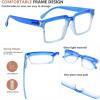 imageEyekepper Design Reading Glasses for Women  Fashionable Oversized Readers  Yellow 175Blue
