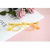imageEyekepper Eyeglasses for Women Reading  Ladies Half Moon Design Readers  TransparentYellow 150TransparentYellow