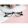 imageEyekepper Eyeglasses for Women Reading Large Frame  Oversize Ladies Half Moon Design Readers  TransparentBlack 175TransparentBlack