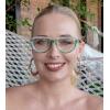 imageEyekepper Eyeglasses for Women Reading Large Frame  Oversize Ladies Half Moon Design Readers  TransparentBlack 175TransparentGreen