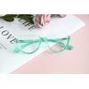 imageEyekepper Eyeglasses for Women Reading Large Frame  Oversize Ladies Half Moon Design Readers  TransparentBlack 175TransparentGreen