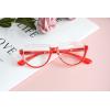 imageEyekepper Eyeglasses for Women Reading Large Frame  Oversize Ladies Half Moon Design Readers  TransparentBlack 175TransparentRed