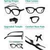 imageEyekepper Half Moon Reading Glasses for Women Stylish Readers Ladies  Green 225Black