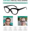imageEyekepper Half Moon Reading Glasses for Women Stylish Readers Ladies  Green 225Black