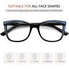 imageEyekepper Ladies Reading Glasses Cateye Pattern Design Readers for WomenBlack