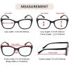 imageEyekepper Ladies Reading Glasses Cateye Pattern Design Readers for WomenGreen