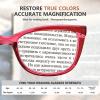 imageEyekepper Ladies Reading Glasses Cateye Pattern Design Readers for WomenRose Red