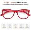 imageEyekepper Ladies Reading Glasses Cateye Pattern Design Readers for WomenRose Red