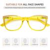 imageEyekepper Ladies Reading Glasses Cateye Pattern Design Readers for WomenYellow