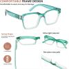 imageEyekepper Reading Glasses for Women  Large Frame Ladies Readers  Blue 250Green