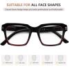 imageEyekepper Reading Glasses for Women  Large Frame Ladies Readers  Blue 250Red