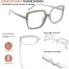 imageEyekepper Reading Glasses for Women Large Frame Readers Eyeglasses OversizeWhite