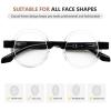 imageEyekepper Round Reading Glasses Women Oprah Style Readers  Black 200