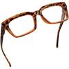 imageEyekepper Ladies Reading Glasses  Oversized Square Design Readers for Women TortoiseTortoise