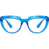 imageEyekepper Reading Glasses for Women Rhinestone Readers Oversize HalfMoon Design Eyeglasses  Red250Blue