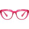 imageEyekepper Reading Glasses for Women Rhinestone Readers Oversize HalfMoon Design Eyeglasses  Red250Red