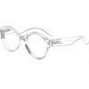 imageEyekepper Round Reading Glasses Women Large Frame Stylish Readers  Black 200Transparent