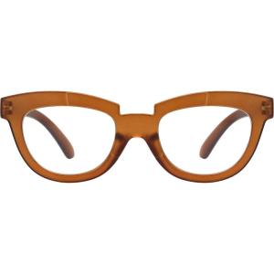 imageEyekepper Half Moon Reading Glasses for Women Stylish Readers Ladies  Green 225Brown
