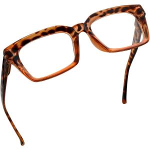 imageEyekepper Ladies Reading Glasses  Oversized Square Design Readers for Women TortoiseTortoise