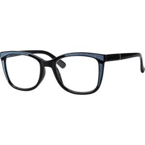 imageEyekepper Ladies Reading Glasses Cateye Pattern Design Readers for WomenBlack