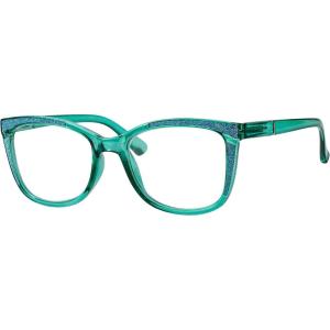 imageEyekepper Ladies Reading Glasses Cateye Pattern Design Readers for WomenGreen