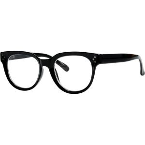 imageEyekepper Oversize Reading Glasses Women Stylish Readers  BlackBlack