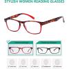 imageEyekepper 3 Pack Ladies Reading Glasses  Stylish Readers for Women Reading6 Pairs Mix