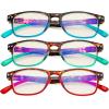 imageEyekepper 3 Pack Ladies Reading Glasses  Stylish Readers for Women ReadingBlue Light Blockingb403 Pairs