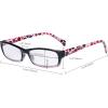 imageEyekepper 4 Pack Ladies Reading Glasses  Polka Dots Fashion Readers for Women Reading4 Pairs Mix