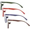 imageEyekepper 4 Pack Reading Glasses Polka Dots Pattern Readers for Women4pcsmix