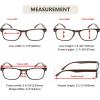 imageEyekepper 4 Pack Reading Glasses Polka Dots Pattern Readers for Women4pcsmix