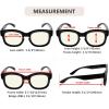 imageEyekepper 4 Packing Large Frame Glasses for Women Reading  Oversize Reading Eyeglasses Readers 300Blue Light Blockingb404 Pairs