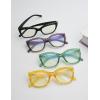 imageEyekepper 4Pack Reading Glasses for Women Rhinestone Readers Cateye Eyeglasses 225Blue Light Blocking Reading Glasses