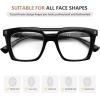 imageEyekepper 4pack Design Reading Glasses for Women Reading  Square Readers Men 1754 Pairs Mix