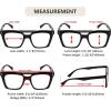 imageEyekepper 4pack Design Reading Glasses for Women Reading  Square Readers Men 1754 Pairs Mix