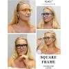 imageEyekepper 4pack Design Reading Glasses for Women Reading  Square Readers Men 175Blue Light Blocking Reading Glasses