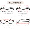 imageEyekepper 4pack Oval Reading Glasses for Women Stylish Readers4 Pack Mix Color