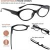 imageEyekepper 4pack Oval Reading Glasses for Women Stylish Readers4 Pack Mix Color