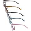 imageEyekepper 5 Pack Reading Glasses  Great Value Small Readers for Women Reading 2755 Pairs Mix