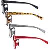 imageEyekepper 5 Pack Reading Glasses Women  Spring Hinge Ladies Readers 250Blue Light Blockingb404 Pairs