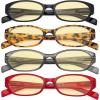 imageEyekepper 5 Pack Reading Glasses Women  Spring Hinge Ladies Readers 250Blue Light Blockingb604 Pairs