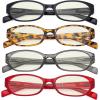 imageEyekepper 5 Pack Reading Glasses Women  Spring Hinge Ladies Readers 250Blue Light Blockingb604 Pairs