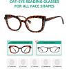 imageEyekepper 5pack Cat Eye Reading Glasses for Women Cute Reader 055 Pack Mix Color