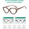 imageEyekepper 5pack Reading Glasses For Women Cat Eye Readers5 Pack Mix Color