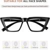 imageEyekepper 5pack Reading Glasses for Women Cat Eye Readers Large Design5 Pack Mix Color